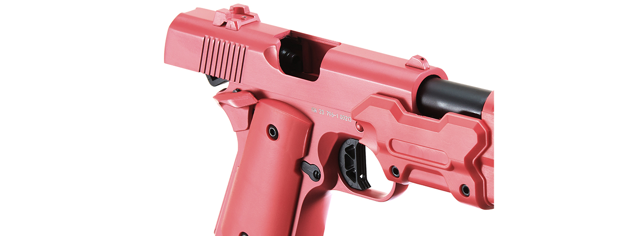 Double Bell AM45 Gas Blowback Pistol - Pink - Click Image to Close