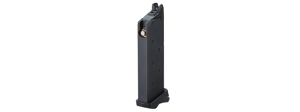 Double Bell AM45 Gas Blowback 18rd Green Gas Magazine - Black - Click Image to Close