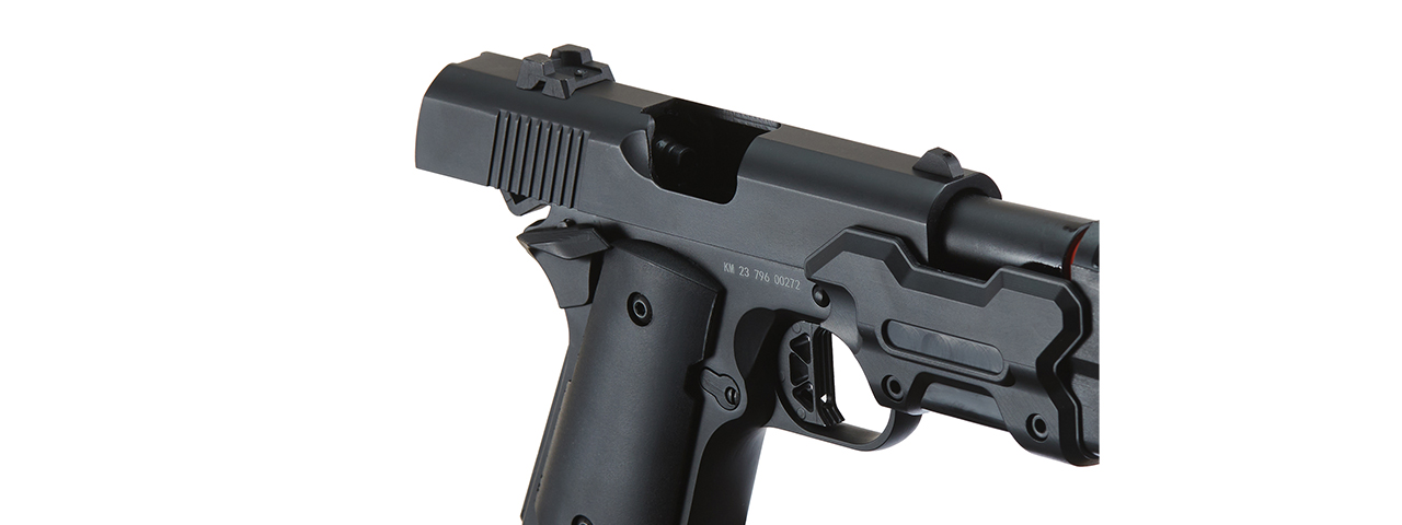 Double Bell AM45 Gas Blowback Pistol - Black