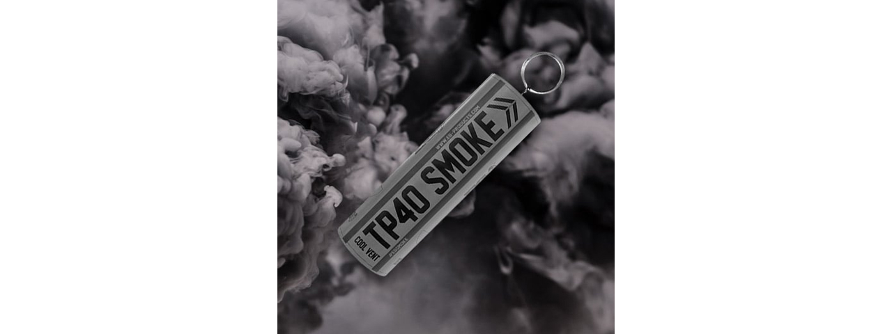 Enola Gaye Top Pull Black Airsoft Smoke Grenade - Black