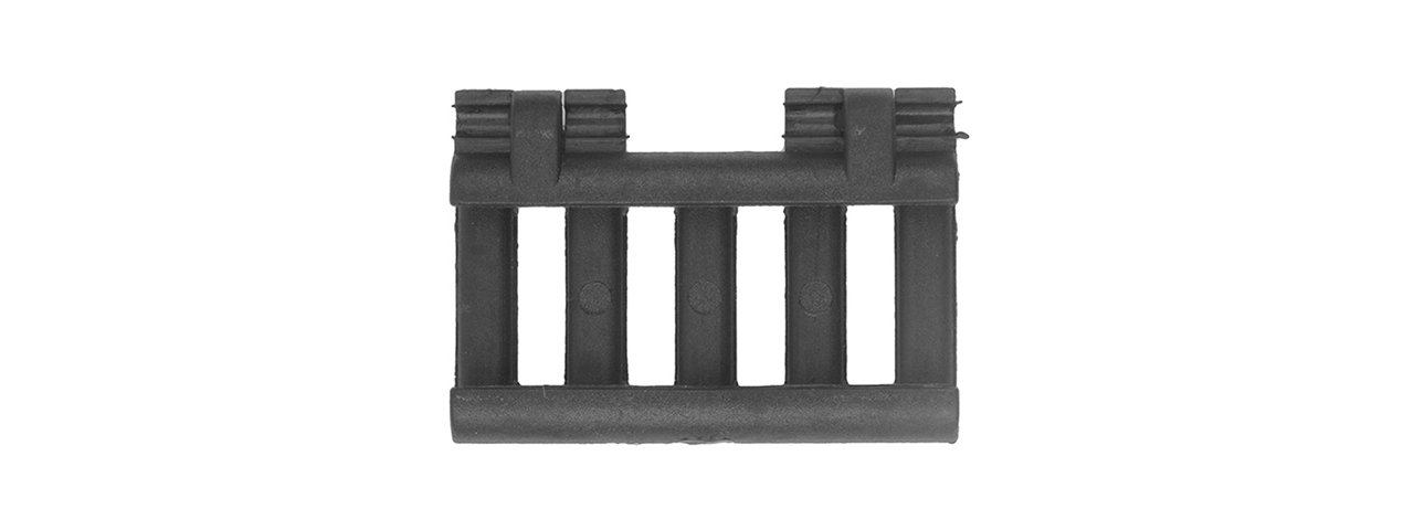 ELEMENT RAIL COVER WITH WIRE LOOM 5-SLOT - BLACK - Click Image to Close