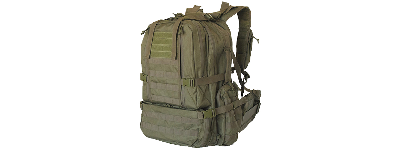 EXPLORER Tactical 3 Day Military Tactical Combat Assault Pack Molle Bug Out Bag Backpack for Outdoor Hiking Camping Trekking Hunting (OD Green) - Click Image to Close