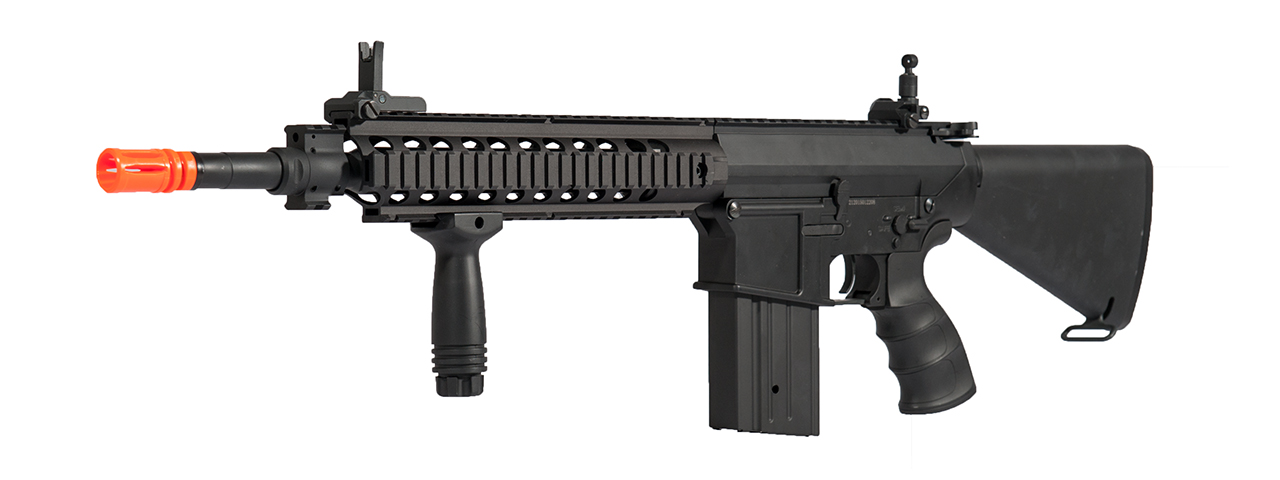 GOLDEN EAGLE JG COMMANDO SR-25 AIRSOFT AEG WITH QUAD RIS - Click Image to Close