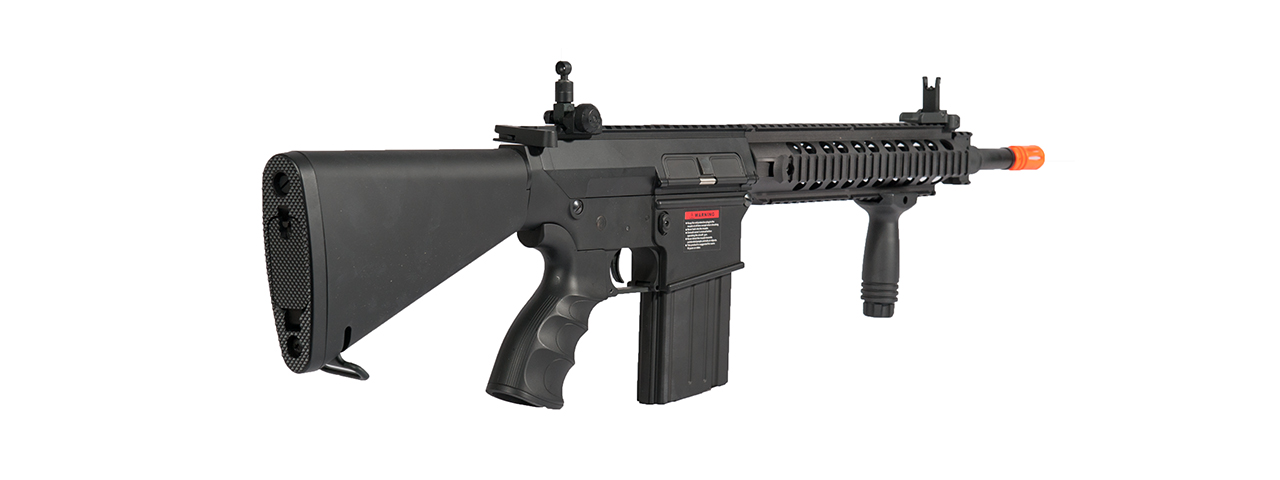 GOLDEN EAGLE JG COMMANDO SR-25 AIRSOFT AEG WITH QUAD RIS