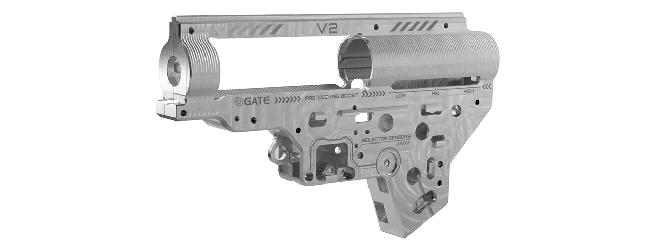 Gate EON V2 Gearbox Shell Rev. 2 - Silver - Click Image to Close