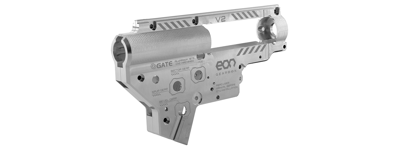 Gate EON V2 Gearbox Shell Rev. 2 - Silver - Click Image to Close