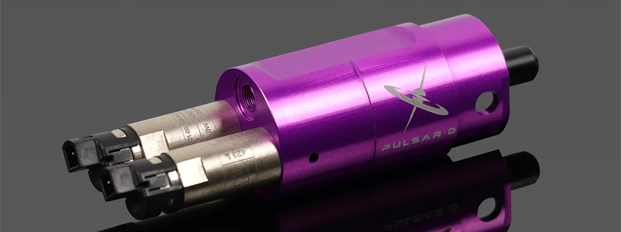 PULSAR D Dual Solenoid Closed-Bolt HPA Engine - (Purple)