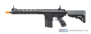 Golden Eagle Airsoft SR-25K w/ URX4 M-LOK Handguard & Crane Stock - Black