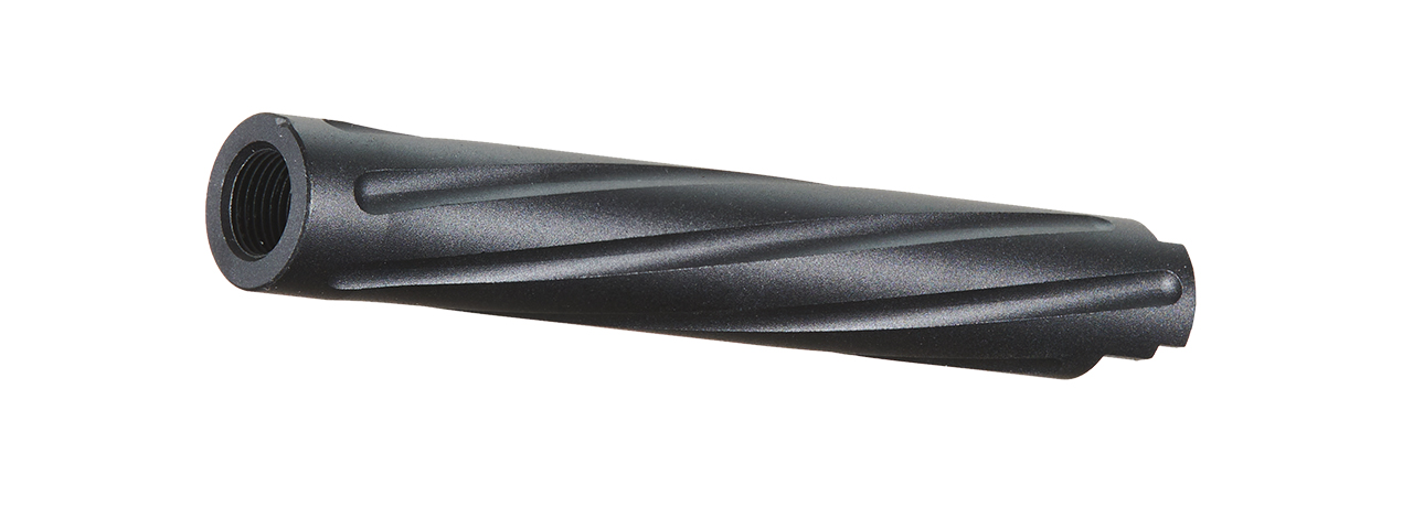 Golden Eagle Spiral Outer Barrel for 4.3 Hi Capas (Black) - Click Image to Close