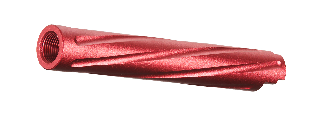 Golden Eagle Spiral Outer Barrel for 4.3 Hi Capas (Red)