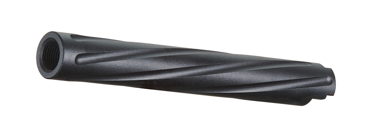 Golden Eagle Spiral Outer Barrel for 5.1 Hi Capas (Black) - Click Image to Close