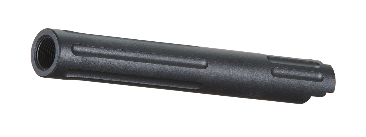 Golden Eagle Straight Fluted Outer Barrel for 5.1 Hi Capas (Black) - Click Image to Close