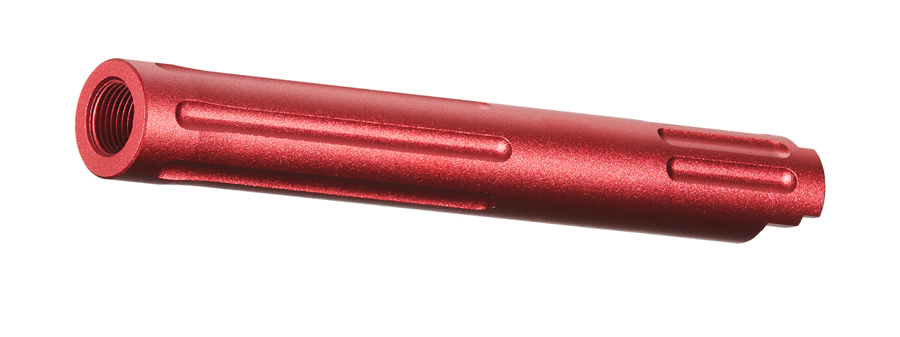 Golden Eagle Straight Fluted Outer Barrel for 5.1 Hi Capas (Red)