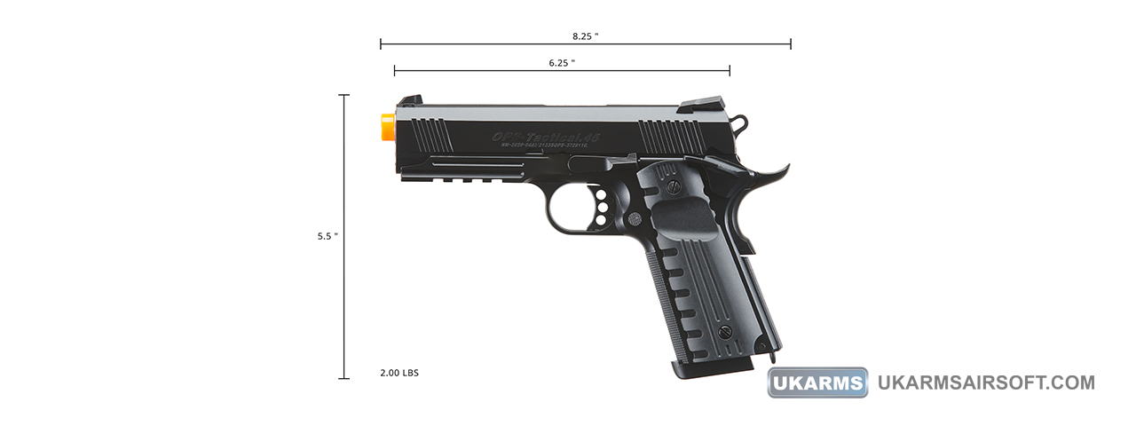 Golden Eagle 3322 1911 Gas Blowback Airsoft Pistol