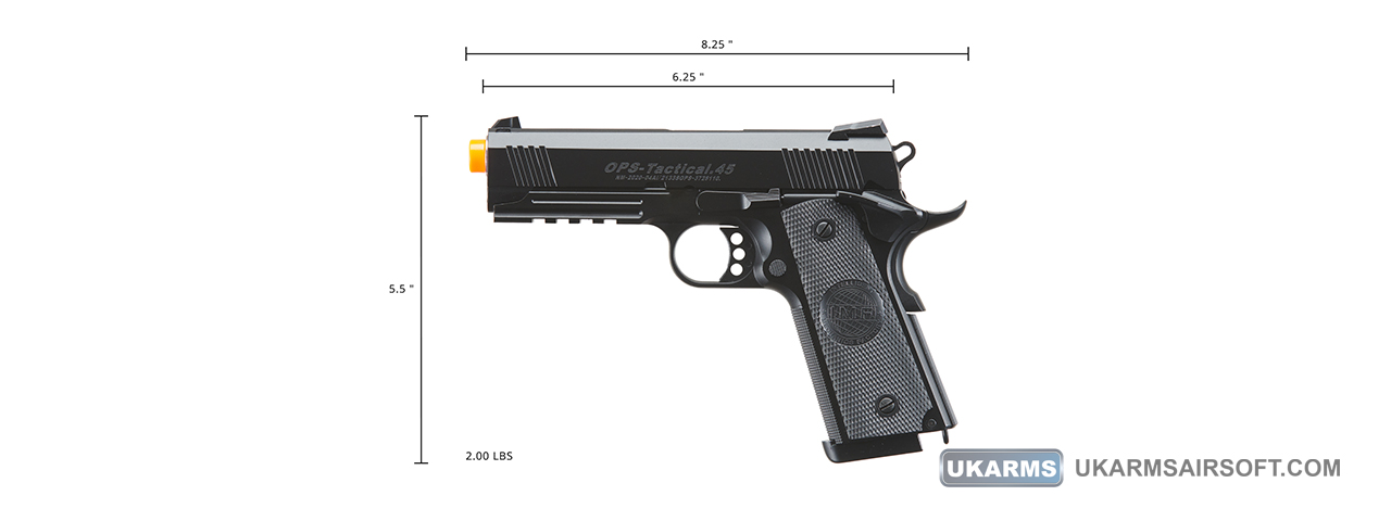 Golden Eagle 3324 1911 Gas Blowback Airsoft Pistol