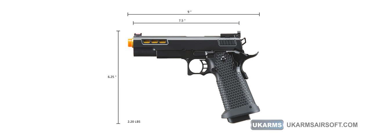 Golden Eagle 3332 Hi-Capa Pistol w/ Vented Slide