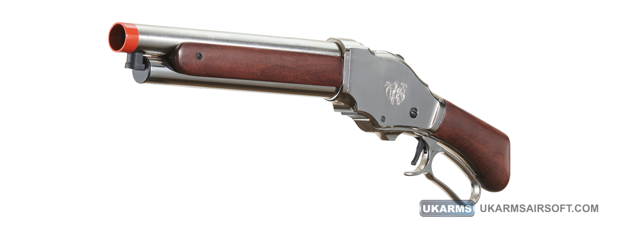 Golden Eagle 1887 Compact Lever Action Shotgun (Silver) - Click Image to Close