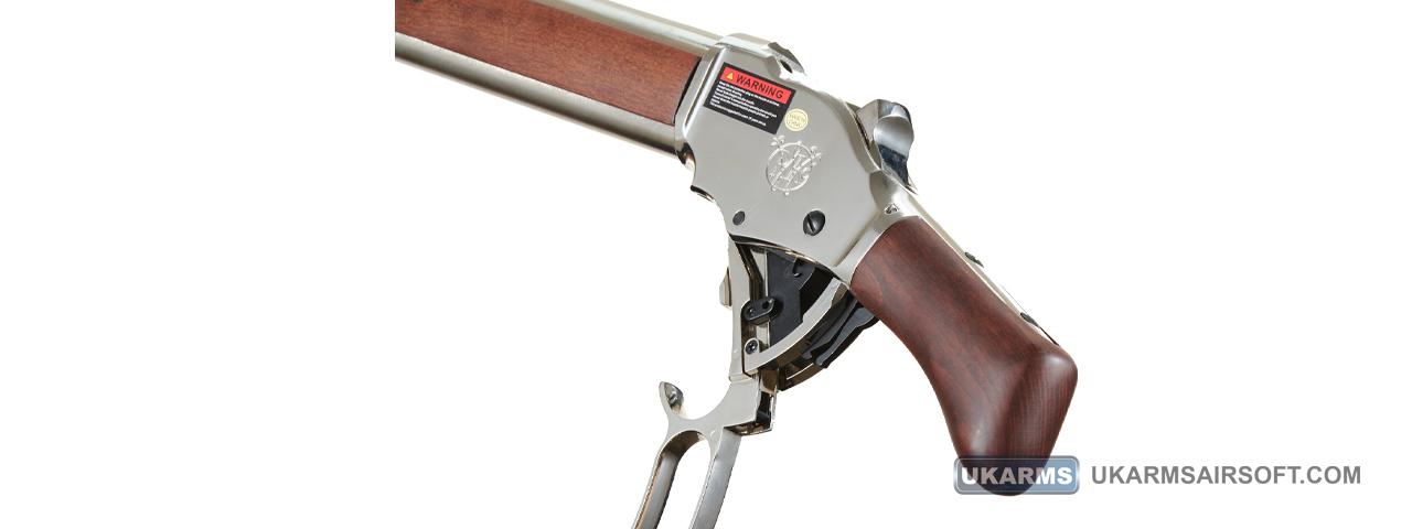 Golden Eagle 1887 Compact Lever Action Shotgun (Silver) - Click Image to Close