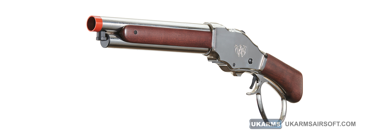 Golden Eagle 1887 Compact Wide Lever Action Shotgun (Silver) - Click Image to Close