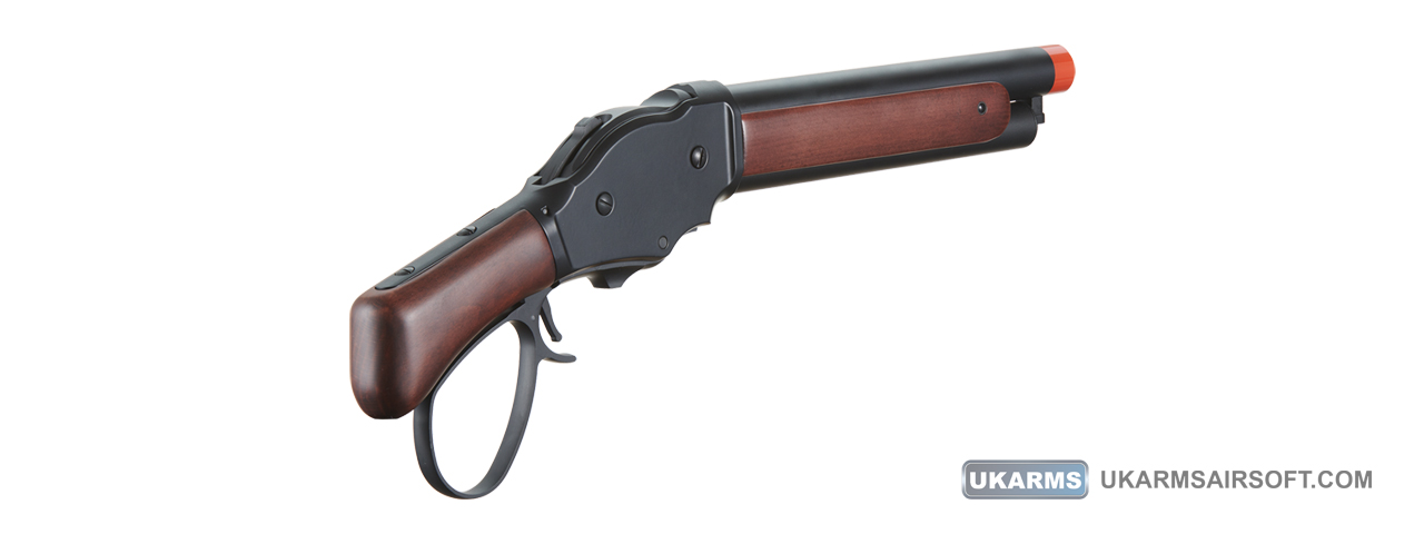 Golden Eagle 1887 Compact Wide Lever Action Shotgun (Black) - Click Image to Close