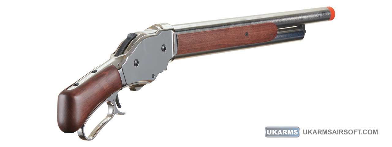 Golden Eagle 1887 Lever Action Shotgun (Silver) - Click Image to Close