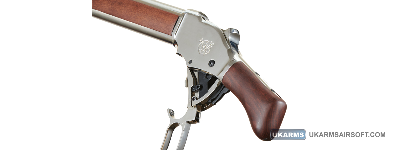 Golden Eagle 1887 Lever Action Shotgun (Silver) - Click Image to Close