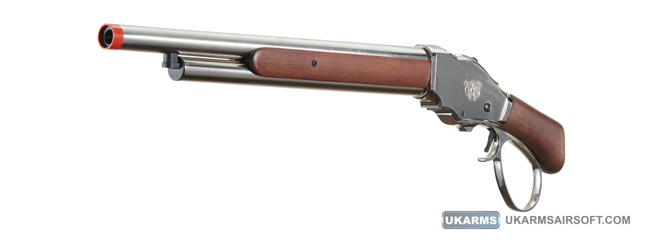 Golden Eagle 1887 Wide Lever Action Shotgun (Silver) - Click Image to Close