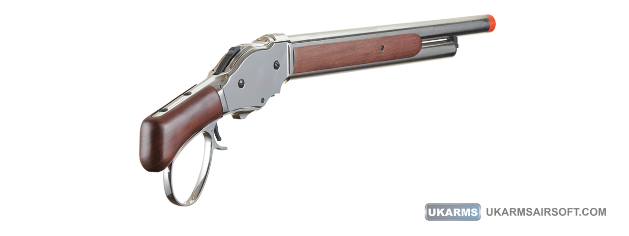 Golden Eagle 1887 Wide Lever Action Shotgun (Silver)