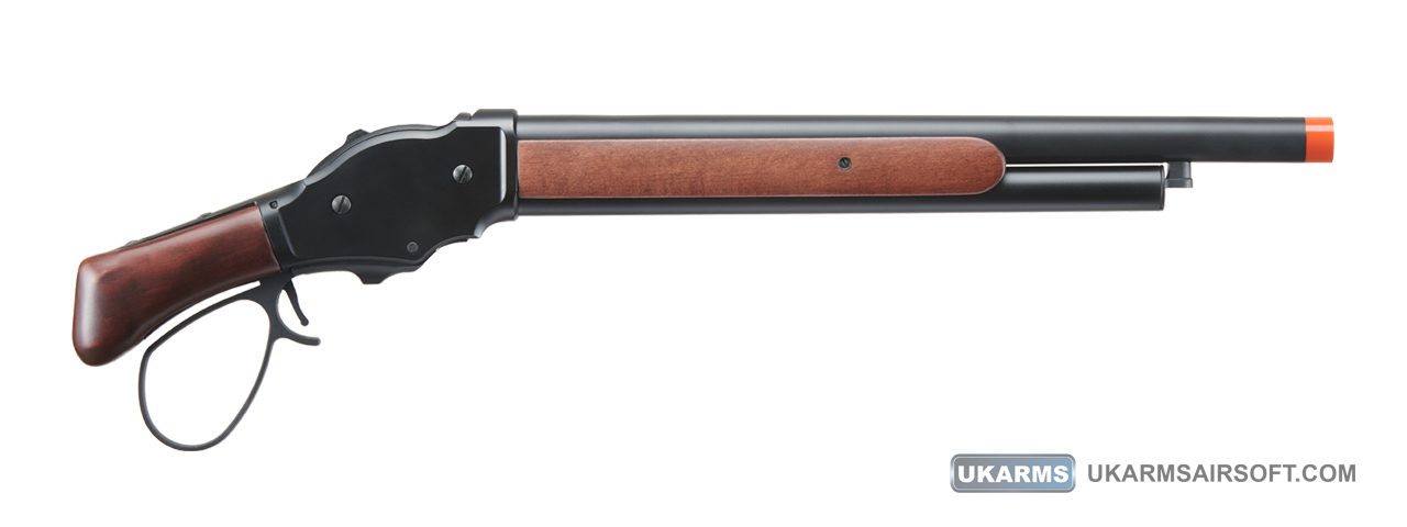 Golden Eagle 1887 Wide Lever Action Shotgun (Black) - Click Image to Close