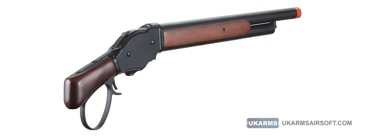 Golden Eagle 1887 Wide Lever Action Shotgun (Black) - Click Image to Close