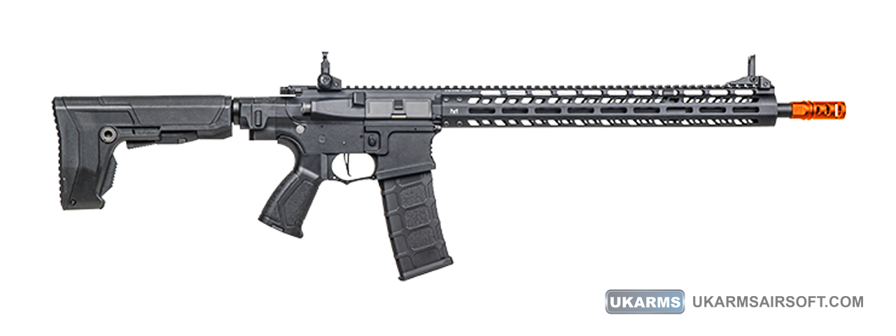 G&G Combat Machine CM16 SRF Airsoft M4 AEG Rifle w/ 16" M-LOK Rail (Color: Black) - Click Image to Close