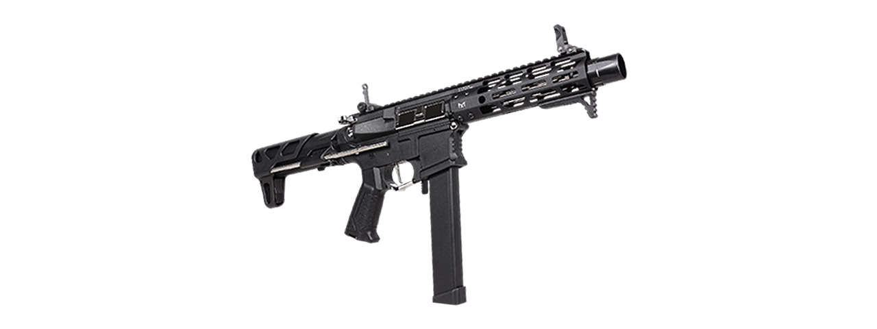 G&G 7" CM16 ARP 9 2.0 CQB Airsoft AEG Rifle (Color: Black & Silver) - Click Image to Close