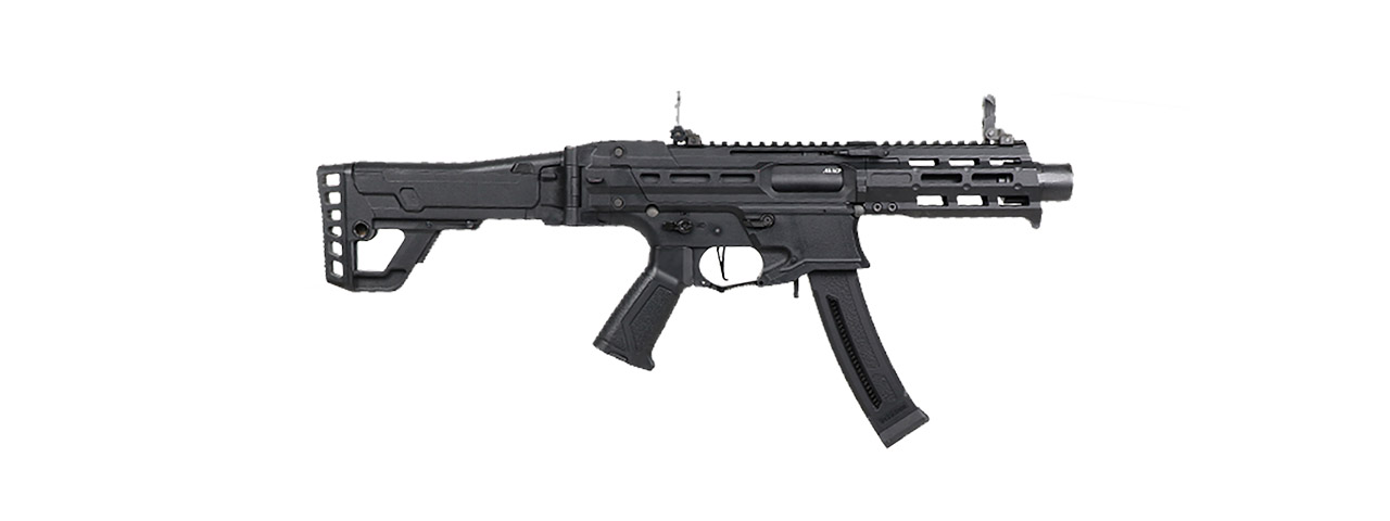 G&G MXC9 Airsoft Sub-Machine Gun Rifle (Color: Black) - Click Image to Close