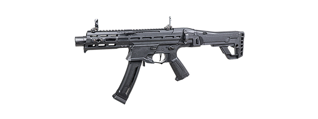 G&G MXC9 Airsoft Sub-Machine Gun Rifle (Color: Black)