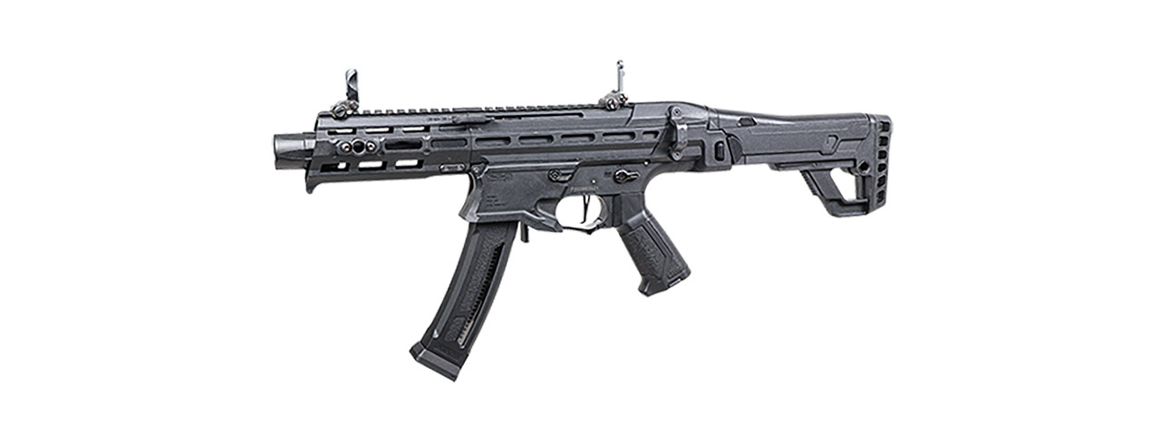 G&G MXC9 Airsoft Sub-Machine Gun Rifle (Color: Black) - Click Image to Close