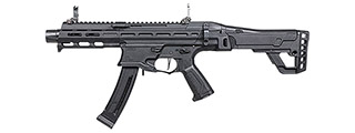 G&G Enhanced Version MXC9 Airsoft Sub-Machine Gun Rifle (Color: Black)