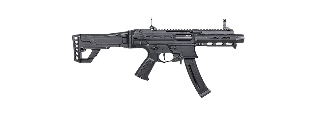 G&G Enhanced Version MXC9 Airsoft Sub-Machine Gun Rifle (Color: Black) - Click Image to Close