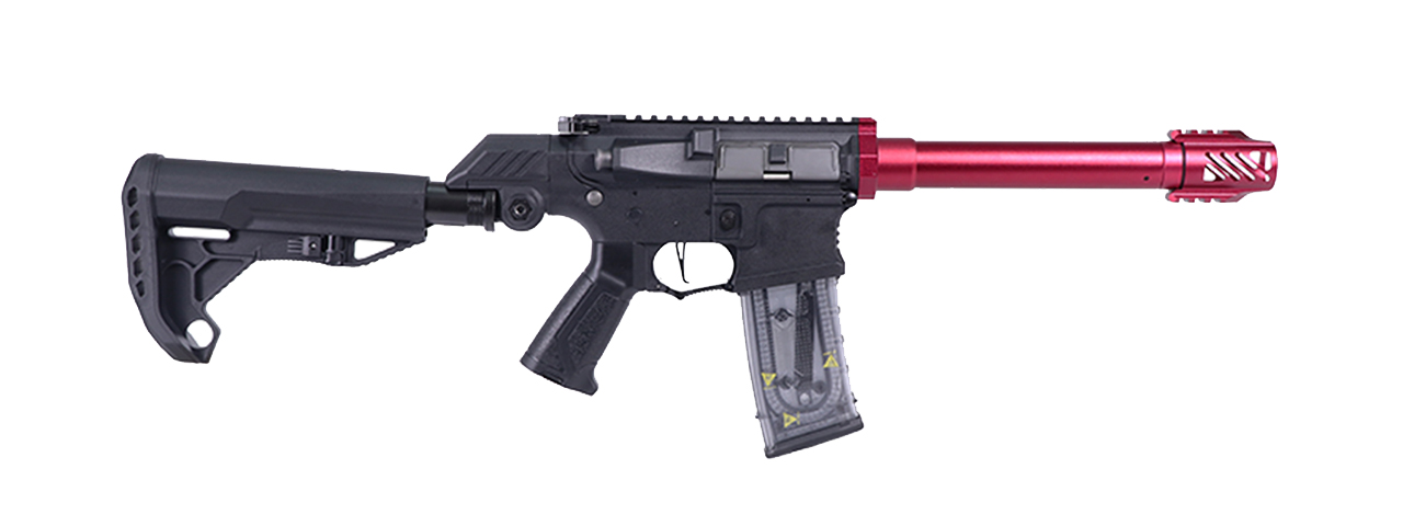 G&G SSG-1 USR Airsoft AEG Rifle w/ Variable Angle Stock and ETU Mosfet (Color: Red) - Click Image to Close
