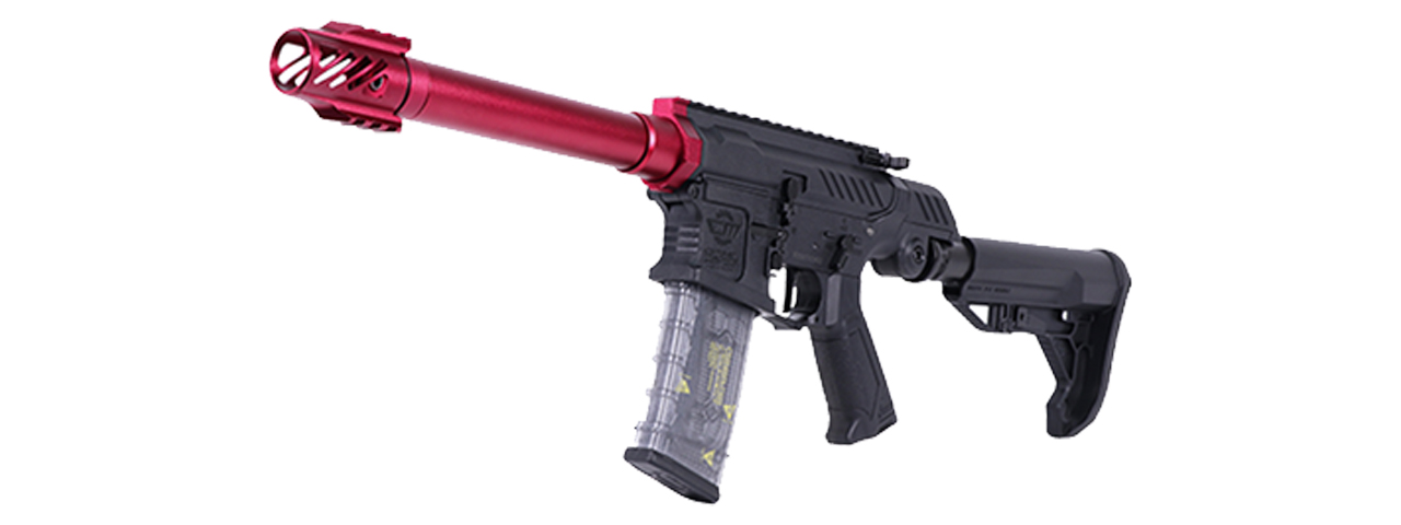 G&G SSG-1 USR Airsoft AEG Rifle w/ Variable Angle Stock and ETU Mosfet (Color: Red) - Click Image to Close