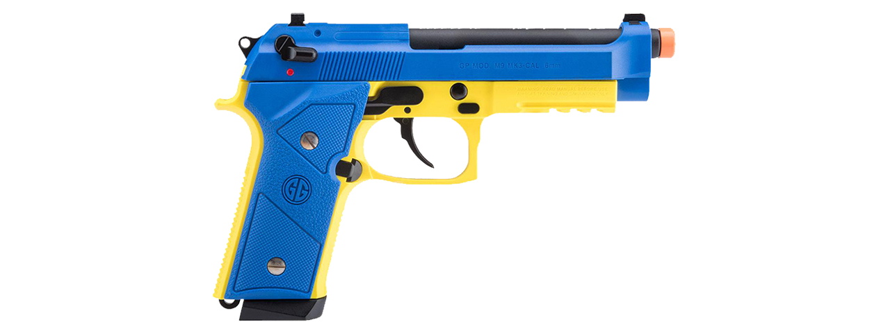 G&G Limited Edition "Ukraine" GPM9 MK3 Gas Blowback Airsoft Pistol