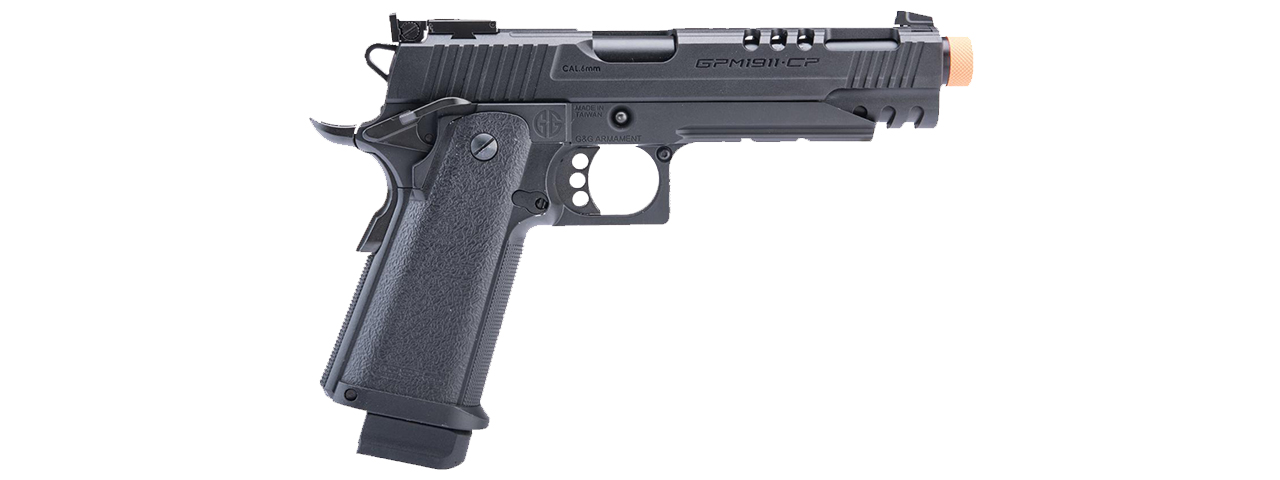 G&G GPM1911 CP Gas Blowback Airsoft Pistol (Color: Black) - Click Image to Close