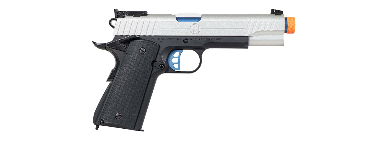 G&G GX45 MKI GBB Airsoft Pistol (Silver)