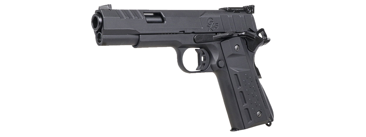 G&G GX45 MKV GBB Airsoft Pistol (Black) - Click Image to Close