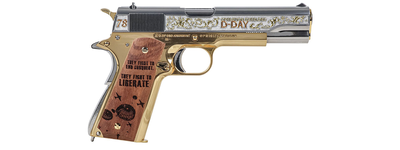 G&G GPM1911 D-Day Limited Edition Gas Blowback Airsoft Pistol - Click Image to Close