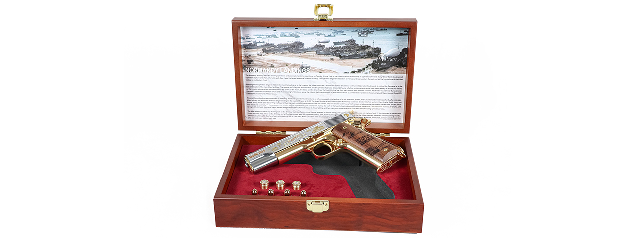 G&G GPM1911 D-Day Limited Edition Gas Blowback Airsoft Pistol - Click Image to Close