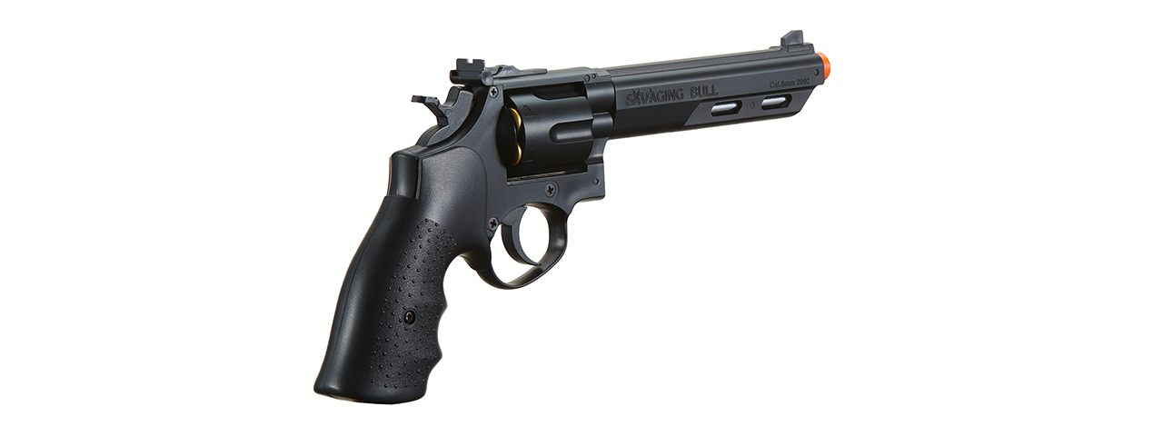 HFC HG-133B GAS POWERED REVOLVER PISTOL IN BLACK - Click Image to Close