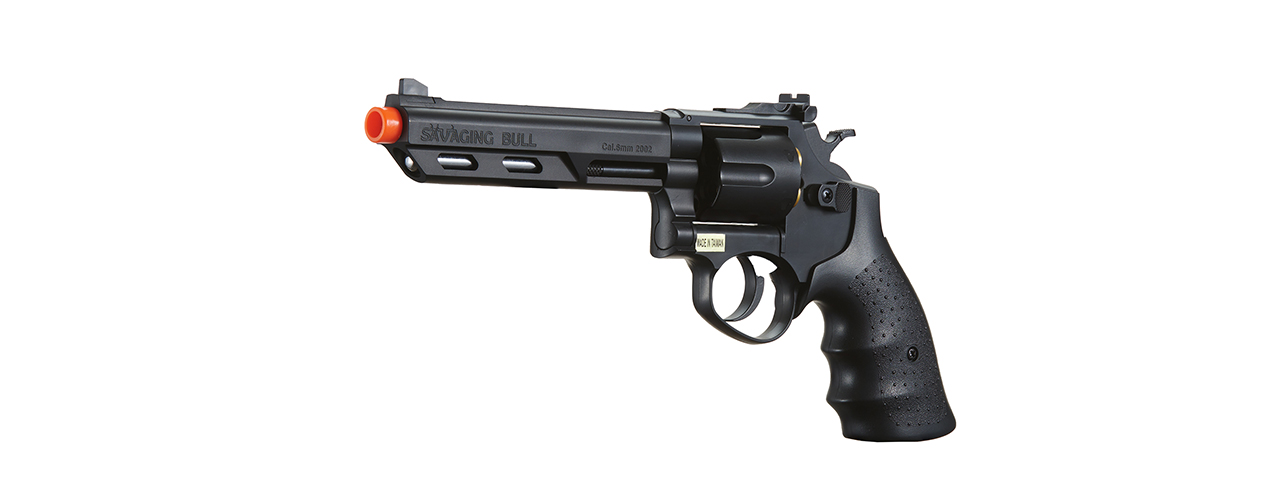 HFC HG-133B GAS POWERED REVOLVER PISTOL IN BLACK - Click Image to Close