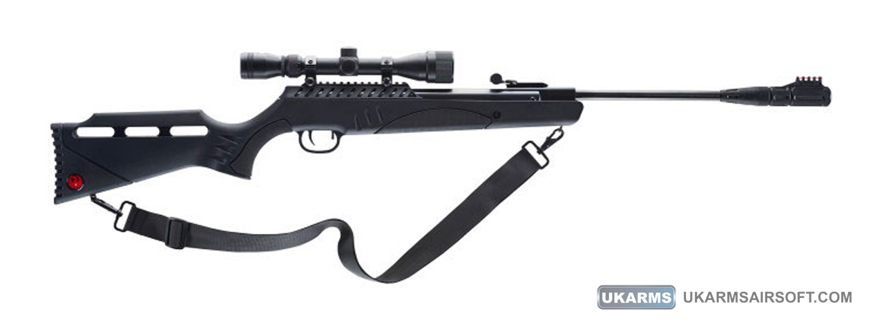 Umarex Ruger Targis .22 Cal Break Barrel Air Rifle with 4x32 Scope Kit (Color: Black) - Click Image to Close