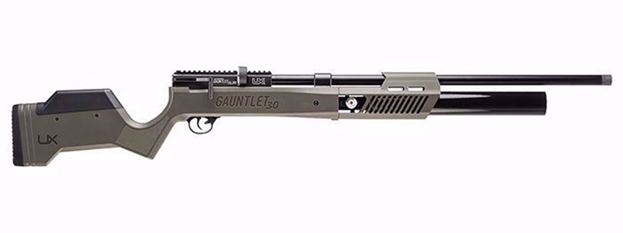 Umarex Gauntlet SL30 .30 Caliber Side Lever Pre-Charged Pneumatic Air Rifle - (OD GREEN)