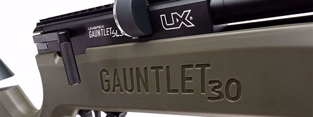 Umarex Gauntlet SL30 .30 Caliber Side Lever Pre-Charged Pneumatic Air Rifle - (OD GREEN)